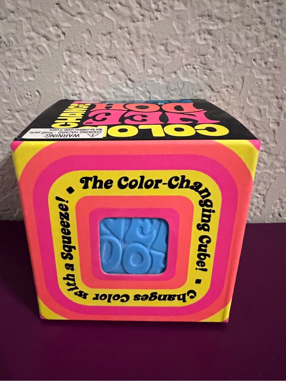 Authentic Rare Needoh Color-Changing Cube - Blue💙💙💙